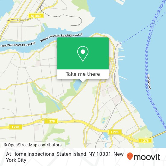 Mapa de At Home Inspections, Staten Island, NY 10301