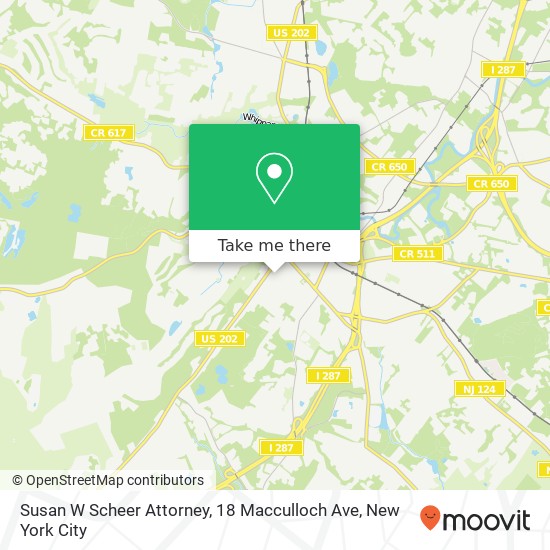 Susan W Scheer Attorney, 18 Macculloch Ave map