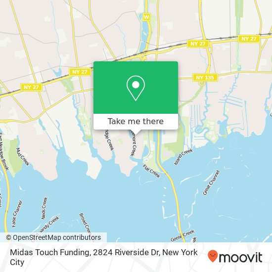 Midas Touch Funding, 2824 Riverside Dr map