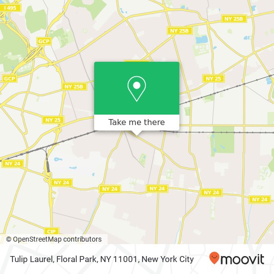 Mapa de Tulip Laurel, Floral Park, NY 11001