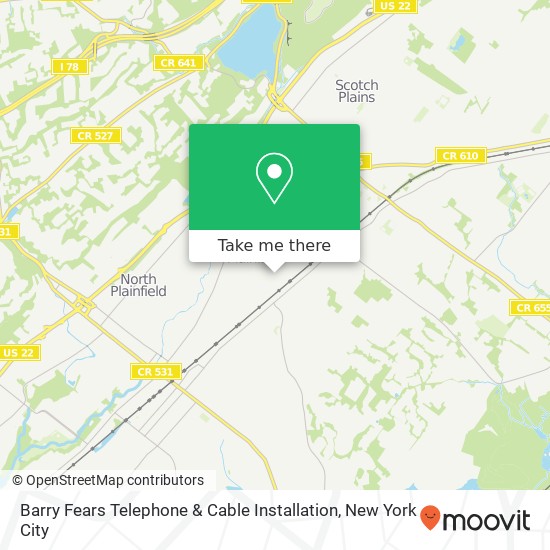 Barry Fears Telephone & Cable Installation map