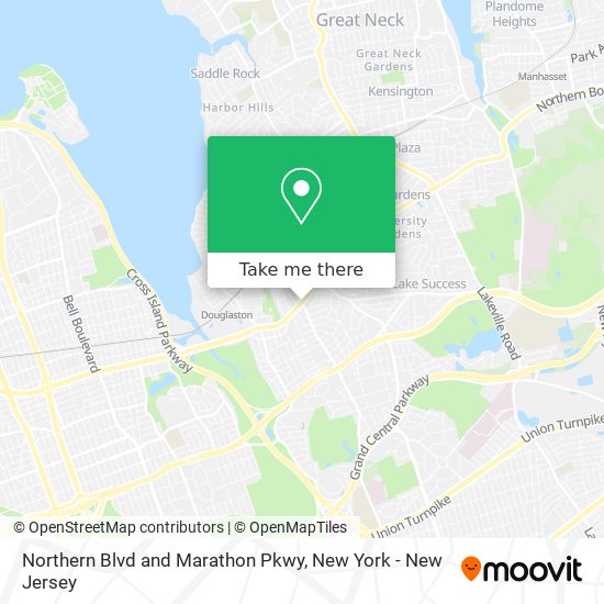 Mapa de Northern Blvd and Marathon Pkwy