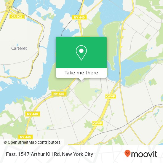 Mapa de Fast, 1547 Arthur Kill Rd