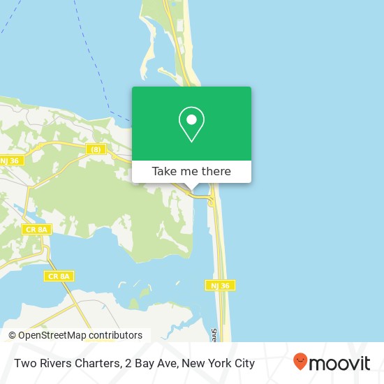 Mapa de Two Rivers Charters, 2 Bay Ave