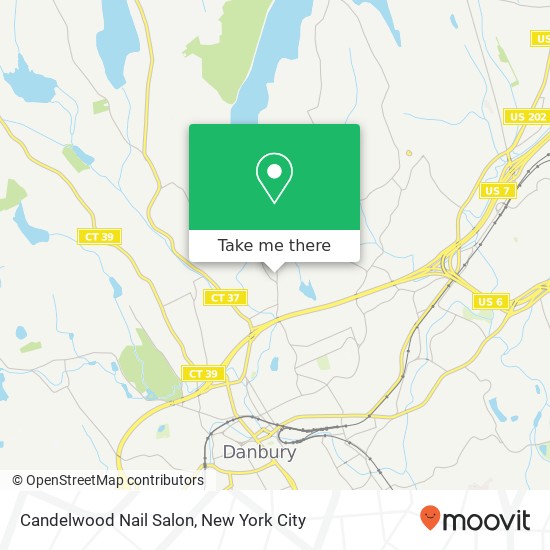 Mapa de Candelwood Nail Salon