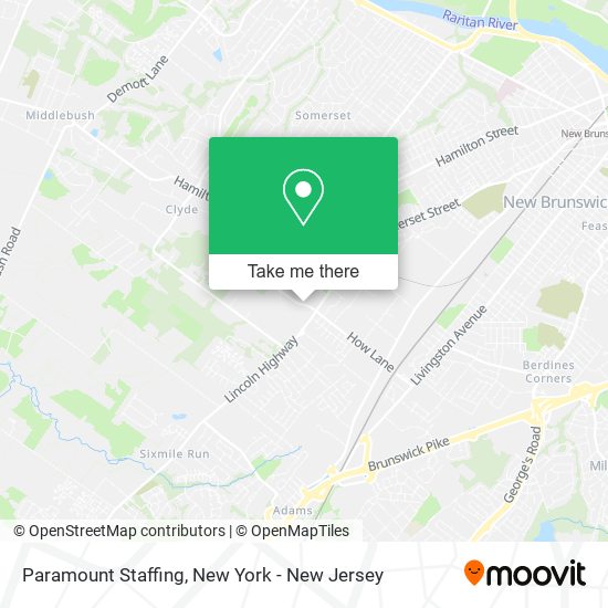 Paramount Staffing map