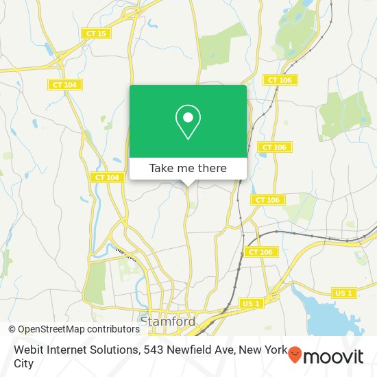 Webit Internet Solutions, 543 Newfield Ave map