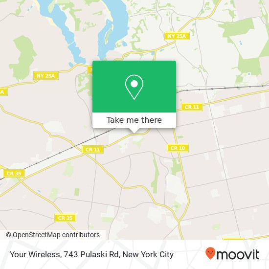 Your Wireless, 743 Pulaski Rd map