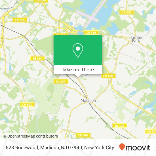 623 Rosewood, Madison, NJ 07940 map