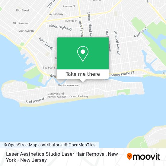 Laser Aesthetics Studio Laser Hair Removal map