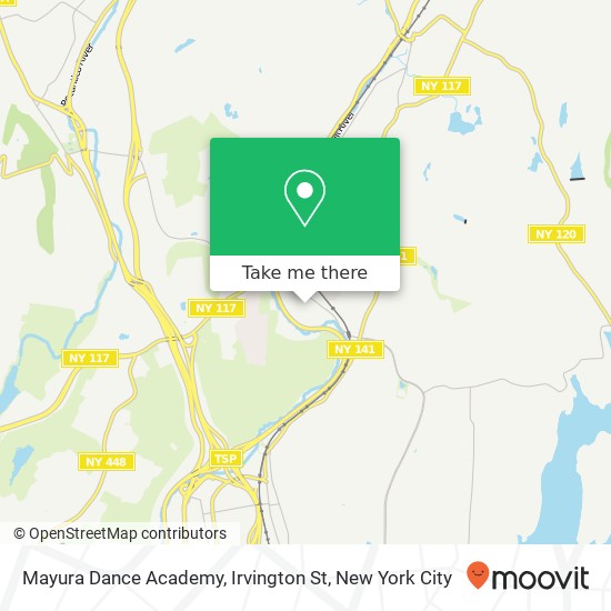 Mapa de Mayura Dance Academy, Irvington St