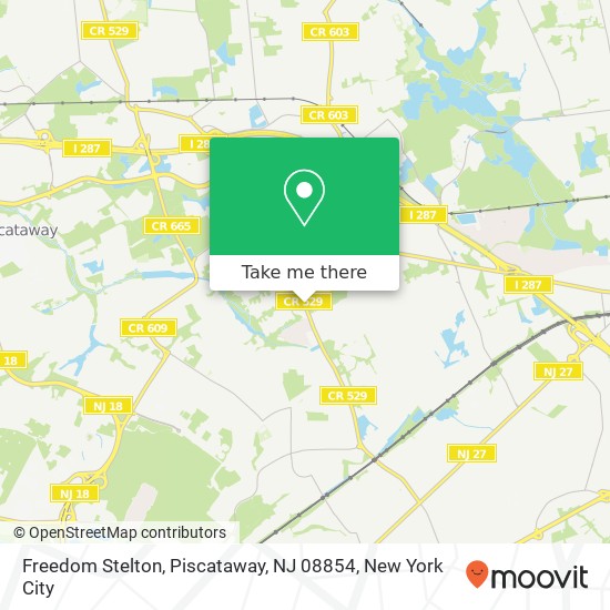 Mapa de Freedom Stelton, Piscataway, NJ 08854