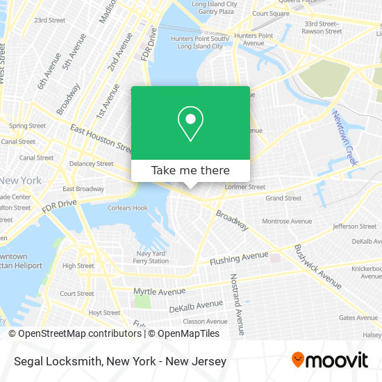 Segal Locksmith map