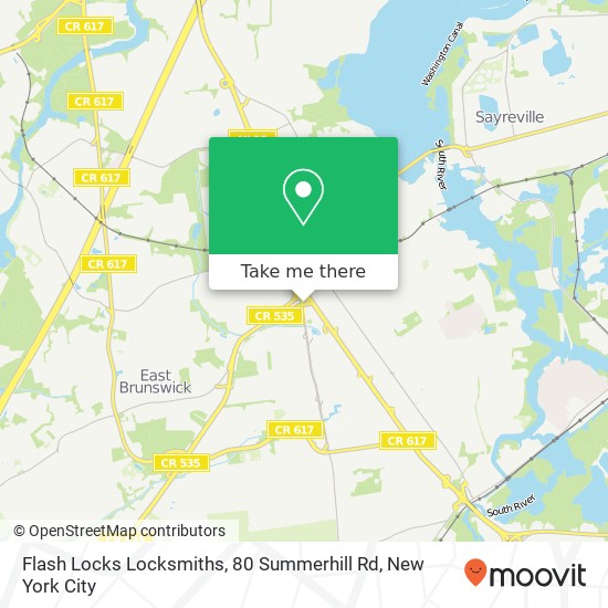 Mapa de Flash Locks Locksmiths, 80 Summerhill Rd
