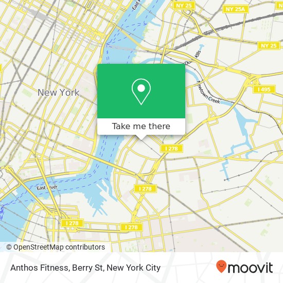 Anthos Fitness, Berry St map