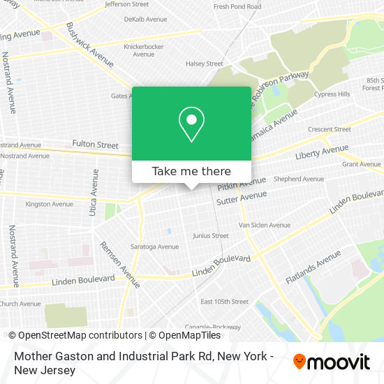 Mapa de Mother Gaston and Industrial Park Rd