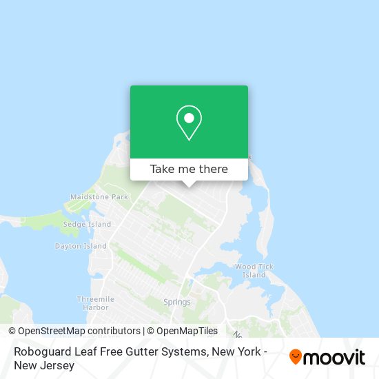 Mapa de Roboguard Leaf Free Gutter Systems