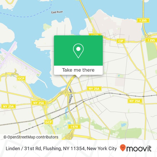 Mapa de Linden / 31st Rd, Flushing, NY 11354