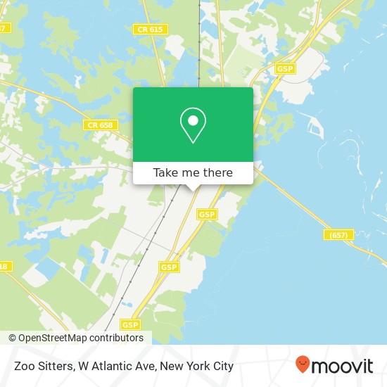 Mapa de Zoo Sitters, W Atlantic Ave