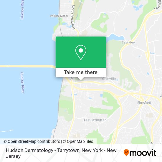 Hudson Dermatology - Tarrytown map