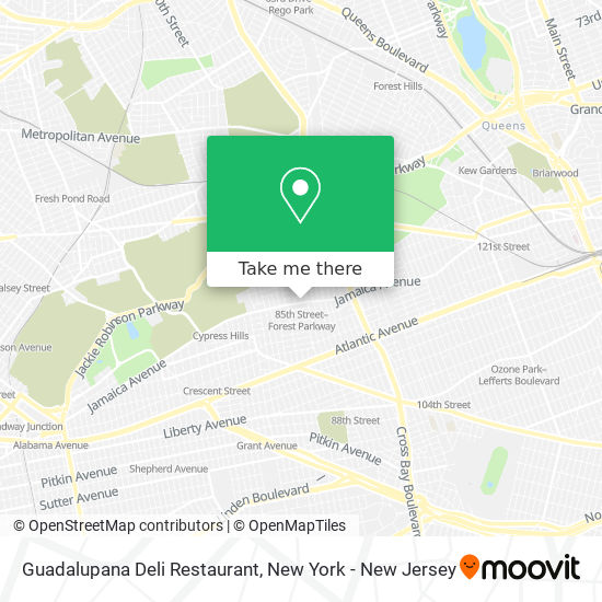Mapa de Guadalupana Deli Restaurant