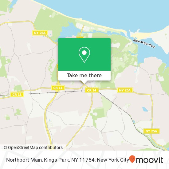 Mapa de Northport Main, Kings Park, NY 11754