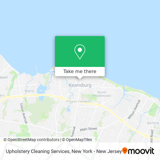 Upholstery Cleaning Services map