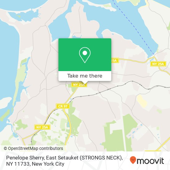 Mapa de Penelope Sherry, East Setauket (STRONGS NECK), NY 11733