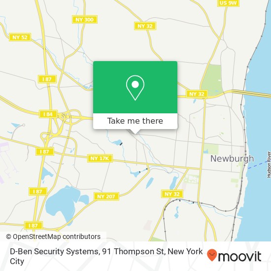 D-Ben Security Systems, 91 Thompson St map