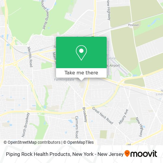 Piping Rock Health Products map