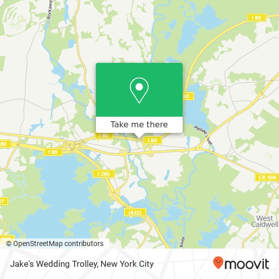 Jake's Wedding Trolley map