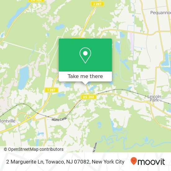 2 Marguerite Ln, Towaco, NJ 07082 map