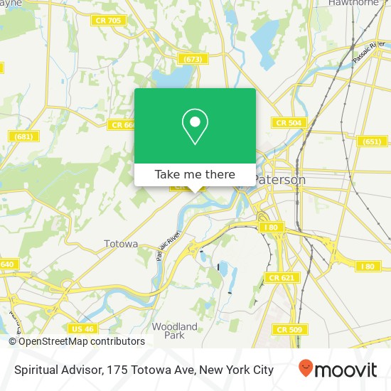 Mapa de Spiritual Advisor, 175 Totowa Ave