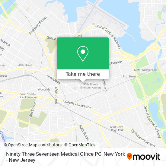 Mapa de Ninety Three Seventeen Medical Office PC