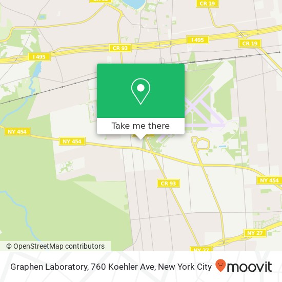 Mapa de Graphen Laboratory, 760 Koehler Ave
