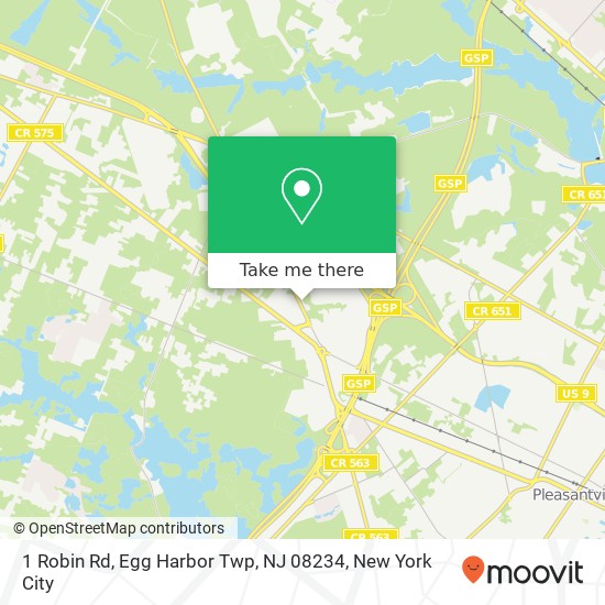1 Robin Rd, Egg Harbor Twp, NJ 08234 map