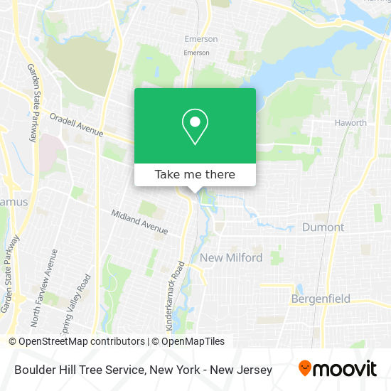 Boulder Hill Tree Service map