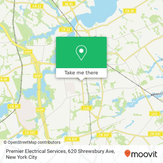 Premier Electrical Services, 620 Shrewsbury Ave map