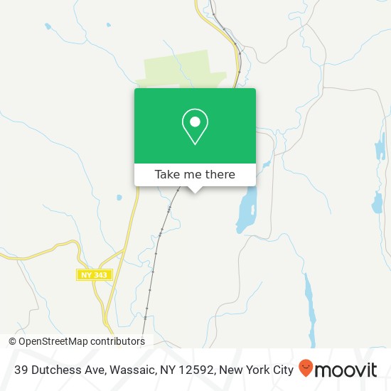 39 Dutchess Ave, Wassaic, NY 12592 map