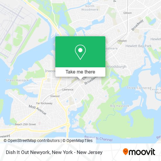 Dish It Out Newyork map