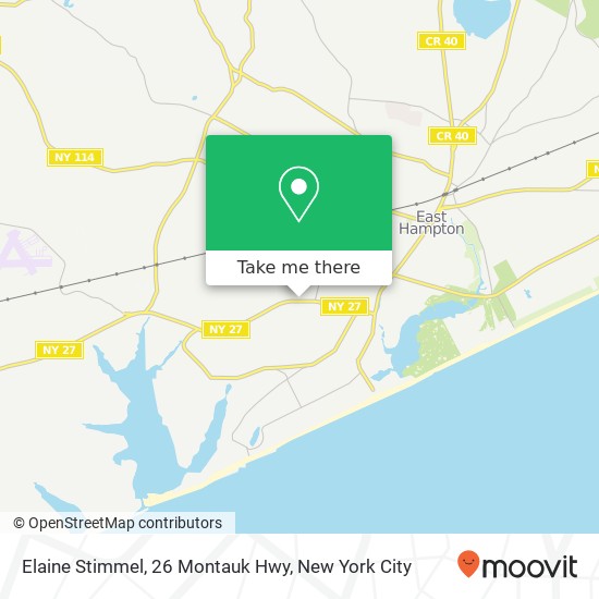 Mapa de Elaine Stimmel, 26 Montauk Hwy