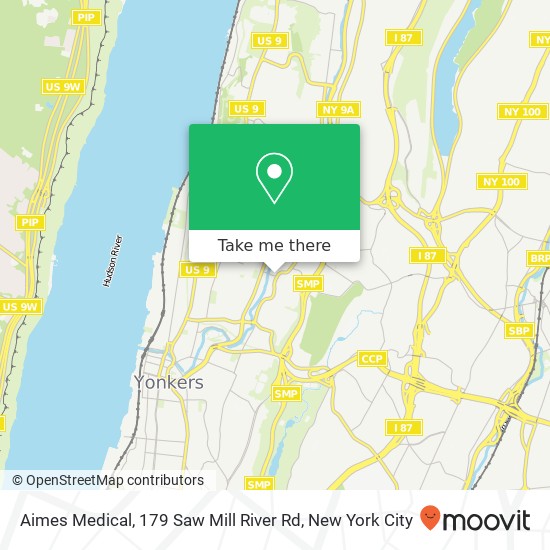 Mapa de Aimes Medical, 179 Saw Mill River Rd