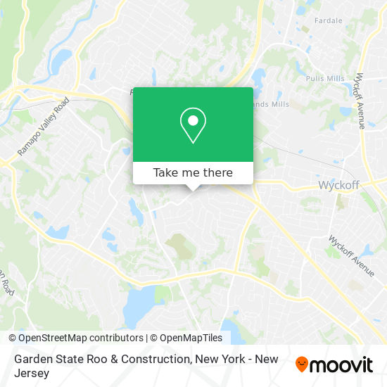 Mapa de Garden State Roo & Construction