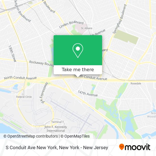 Mapa de S Conduit Ave New York