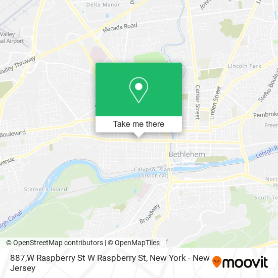 Mapa de 887,W Raspberry St W Raspberry St