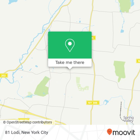 Mapa de 81 Lodi, Monsey, NY 10952
