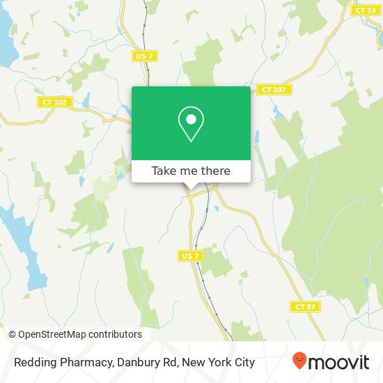 Mapa de Redding Pharmacy, Danbury Rd