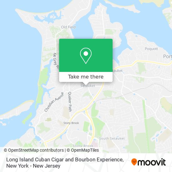 Long Island Cuban Cigar and Bourbon Experience map
