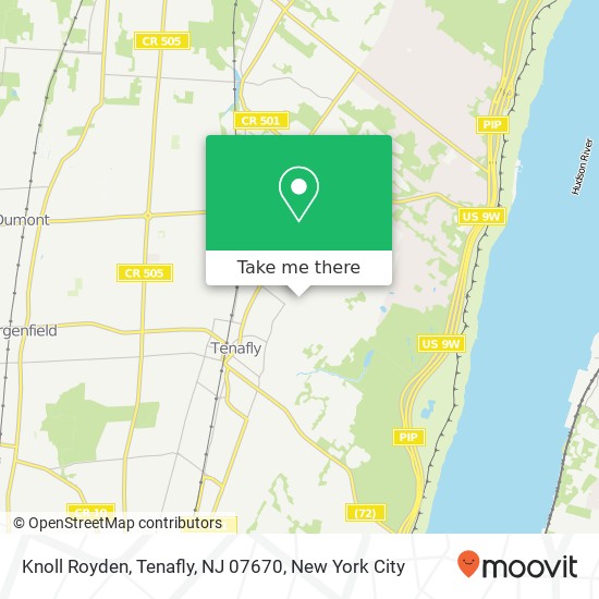 Knoll Royden, Tenafly, NJ 07670 map