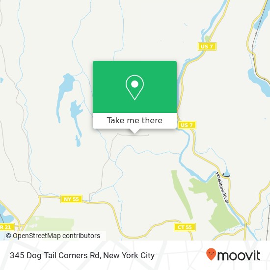 345 Dog Tail Corners Rd, Wingdale, NY 12594 map